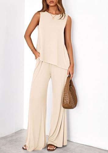 PRETTYGARDEN Women's Summer 2 Piece Matching Lounge Sets