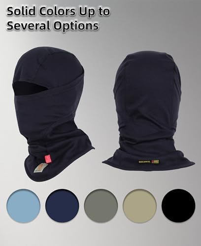 BOCOMAL FR Balaclava with Face Mask 7oz Midweight Arc Rated NFPA2112 CAT2