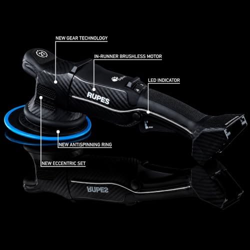 RUPES BigFoot HLR21 iBrid Random Orbital Polisher - Tool Only