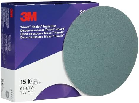 3M Trizact Hookit Foam Disc, 30662, P5000 Grade, 6 in