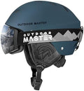 OutdoorMaster Kelvin Ski & Snowboard Helmet Set with RPO Goggles