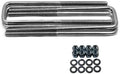 BST BSSP Rear Leaf Spring Axle Square U-Bolt Kit 3" Wide Leaf Springs 9.75" Long 9/16" Dia with Hardware