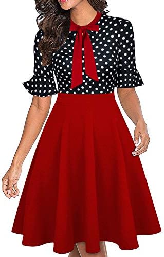 Women Summer Floral Ruffle Sleeve Wear to Work Church Wedding Guest Party Dresses