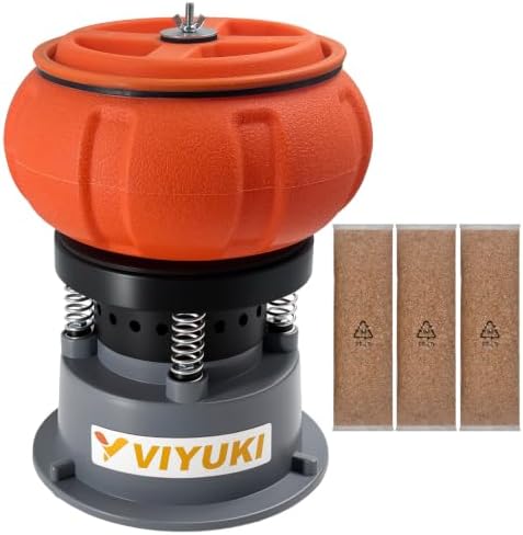 Electric 5LB Vibratory Tumbler Bowl Tumbling Polishing Machine - Polishing Small Metal Parts
