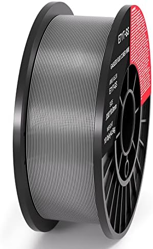 0.030 Flux core Welding Wire, 1 Spools E71T-GS 10lbs(4.5kg) Low Splatter gasless Carbon Steel Mig Welding Wire Compatible