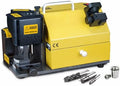 Huanyu MR-X3 End Mill Re-sharpener Portable End Mill Sharpener Can Grind 2-Flute 3-Flute 4-Flute End Mill 4-14mm Point Angle 0-5° Sharpener Grinding Machine End Mill Grinder (SDCGrinding wheel, 110V)
