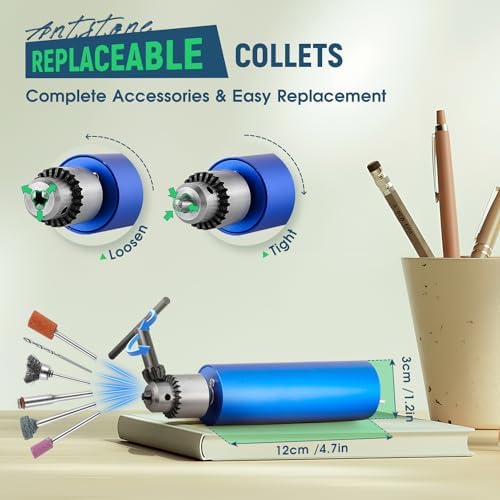 Antstone Electric Resin Polishing Kit Resin Drill with 287 Accessories Variable Speed Rotary Tool for Resin Casting Molds Epoxy Resin Polisher Sander Kit for Jewelry Carving Drilling Sanding Polishing