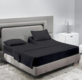 Sanders Collection Inc SCI Top Split Flex Sheet Set for Adjustable Bed California King Size,Dark Gray