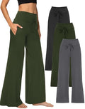Showitty Wide Leg Pants for Women with Pockets, High Waist Yoga Lounge