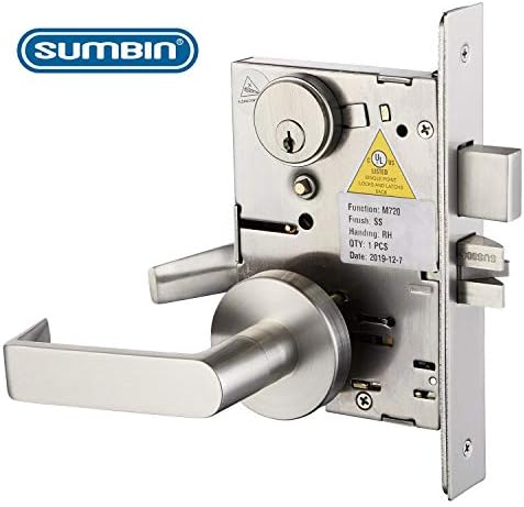 Commercial Mortise Lock Door Handle Lever Set for Corridor Door F13