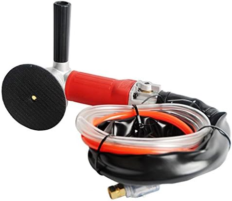 4" Air Wet Stone Polisher, 5500 RPM Pneumatic Grinder with Rear Exhaust