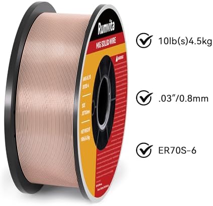 (2-Pack) Mig Welding Wire ER70S-6 .030"(0.8 mm)10LB Mild Steel MIG Wire