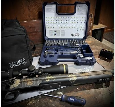 MidwayUSA 123 Piece Gunsmithing Screwdriver Set with Magnetic Tip