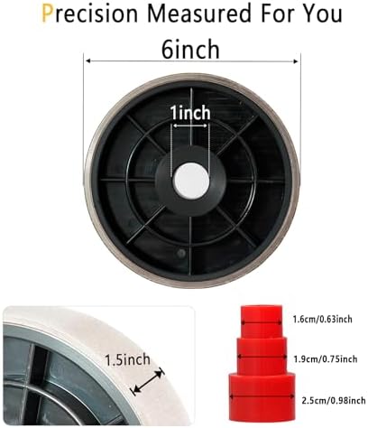 DZQ 6 Inch Grit 220 Diamond Lapidary Jewelry Grinding Wheel