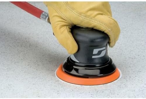 Dynabrade (56850) Dynorbital Supreme 5" (127 mm) Diameter Random Orbital Sander, Non-Vacuum | Proportionate 3/32" (2.5 mm) Diameter Orbit | 12000 RPM Pneumatic Motor