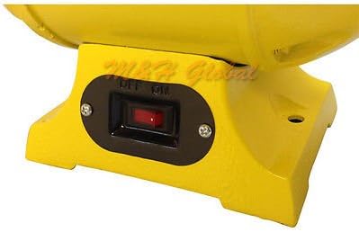 HD 8" Long Shaft Benchtop Buffer Polisher Grinder 1 HP 800 W 3450 RPM Top Bench
