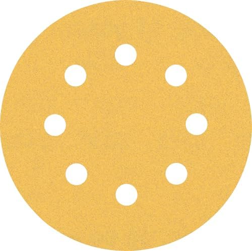 Bosch Professional 5x Expert C470 Sandpaper (Ø 115 mm, Grit 120, Accessories Orbital Sander)
