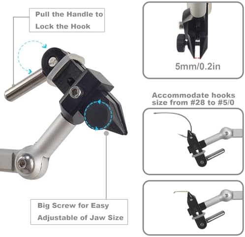 Riverruns II Generation Rotary Fly Tying Vise 360 Degree Rotation Ultra Light Rotary Fly Vise