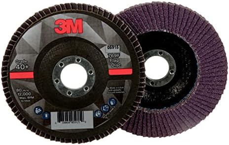 3M Flap Disc, 769F, 40+, T27, 5 in x 7/8 in