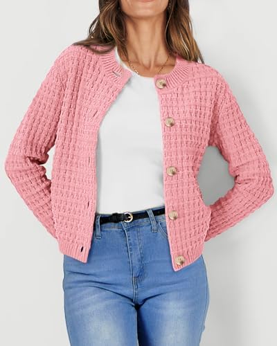 PRETTYGARDEN Women's Fall Lightweight Cardigan Sweaters