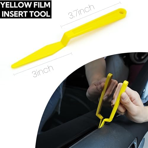 Vinyl Wrap & Window Tint Tool Kit – 12Piece with 1200W Heat Gun, Felt Edge Squeegee, Glass Squeegee, Edge Trimmer, and Precision Knife Cutter for Car Wraps, Window Film, PPF, Decals, and Graphics