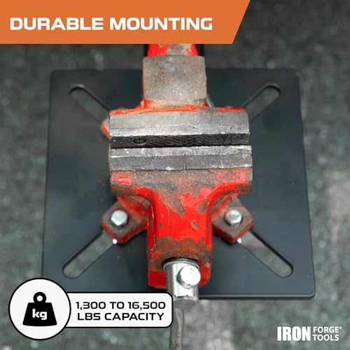 Hitch Mount Vise Plate for Truck Trailer Hitch Receiver & Bench Mount