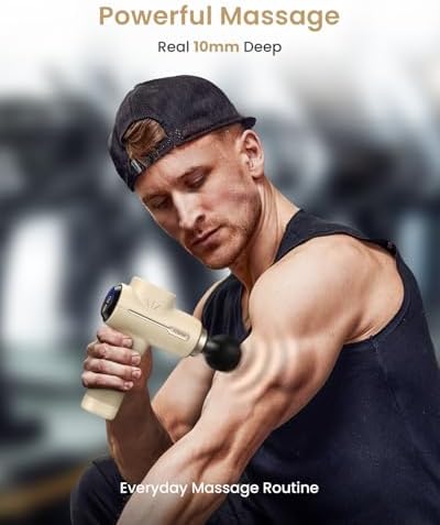 RENPHO Active Massage Gun, Deep Tissue Percussion Back Massager