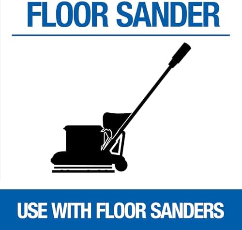 Mercer Industries Floor Sanding Screen Disc, 10 Pack, 16", Grit 150