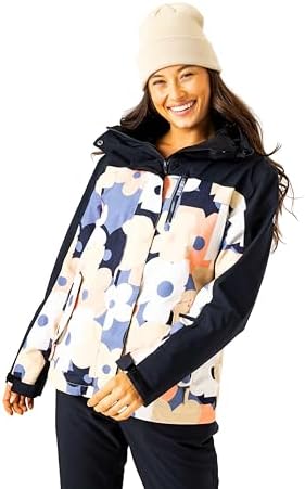 Roxy Women's Jetty 3-in-1 Snow Jacket – 10k Waterproof, Insulated, Pfas-free, Removable Inner Layer