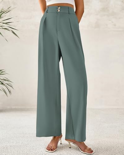BTFBM Wide Leg Dress Pants Women Business Casual Outfits