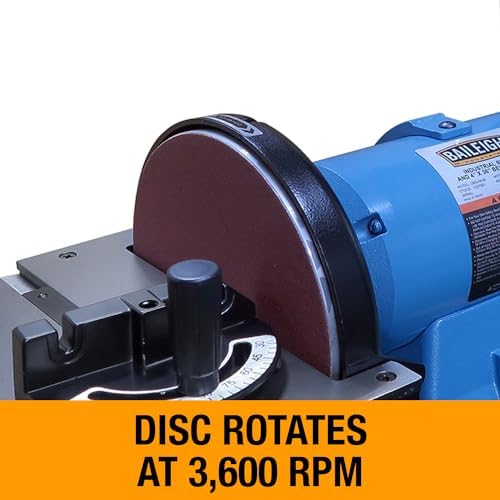 Baileigh 4" x 36" Belt and 9" Disc Grinder, 1 HP, 115/230V (DBG-9436)