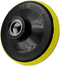 SHDIATOOL 4-Inch Backer Pad Backing pad of Foam Plastic Body with 5/8-Inch-11 Thread for Diamond Polishing Pads