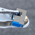 PACLOCK's 88-Series Shrouded Trailer Coupler Lock, UCS, High Performance 6-Pin Cylinder, One Lock Keyed to a Number U-Pick! w/ 2 Keys, Silver