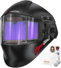 ARCCAPTAIN 180° Panoramic View Auto Darkening Welding Helmet, Welding Hood