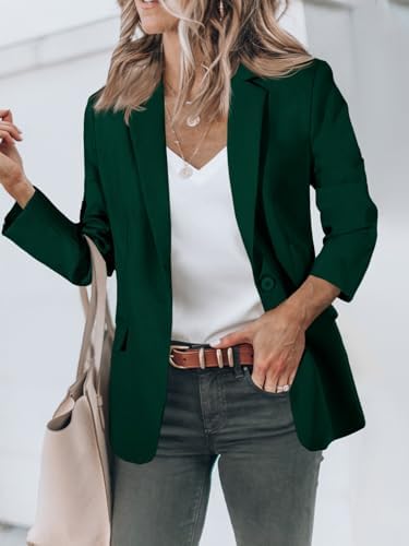 Cicy Bell Womens Casual Blazers Long Sleeve Work Office Suit Jackets Blazer