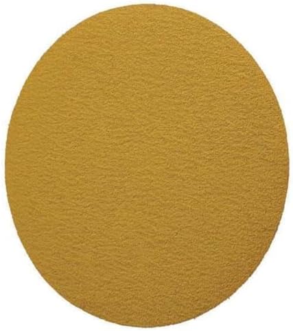 3M Hookit Gold Film Disc 255L, Hook-and-Loop Attachment, Aluminum Oxide, 3" Diameter, P180 Grit (Pack of 1)