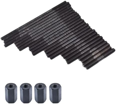 kimllier 58Pcs 7/16 Inch T-Slot Clamping Kit Pro-Series 3/8 Inch-16 Studs Hardened Hold Down Clamping Kit Fit for Bridgeport Mill