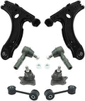 TRQ Front Steering & Suspension Kit Ball Joint Control Arm Sway Bar