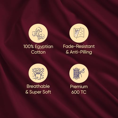 JS Sanders Collection 4PC Boat Sheet Set Universal V Berth, Burgundy