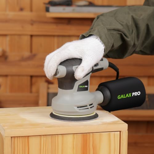 GALAX PRO 5-inch Random Orbital Sander Corded 2.4-Amp with 15PCS Sandpapers