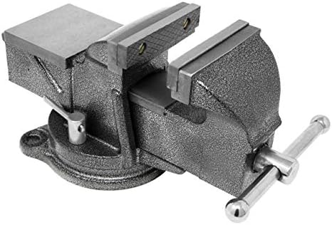 WEN Bench Vise, 4-Inch, Cast Iron with Swivel Base