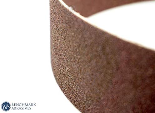 Benchmark Abrasives 2” x 72” Inch Sanding Belts with Aluminum Oxide Sand Paper for Metal Grinding, Sanding, Knife Polishing, Surface Blending Belt Sander Paper Belt for Woodworking (6 Pack), 240 Grit