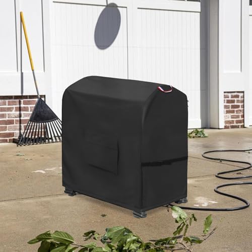 Premium Welding Machine Cover - Heavy Duty 600D Waterproof TIG225X TIG Welder Cover with Plush Liner (Black, 22'' L x 12.6'' W x 22'' H)