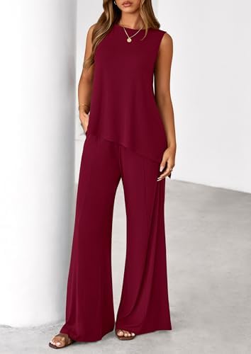PRETTYGARDEN Women's Summer 2 Piece Matching Lounge Sets