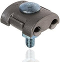NSI PAA12 One and Two Bolt Aluminum Parallel Groove Clamp, 4/0-2 Main ACSR, 4/0 str.-2 sol Main AL/CU, 4/0-2 Tap ACSR, 4/0 str-2 sol Tap AL/CU, 1/2" Length