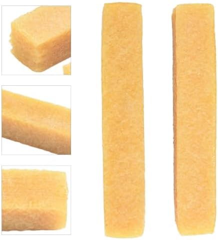 Rubber Eraser Sandpaper Cleaner for Sanding Belts Drum Sanding Discs Natural Rubber Cleaning Block Woodworking Tool 6 x 1 x 1 Inch (2 Pack)