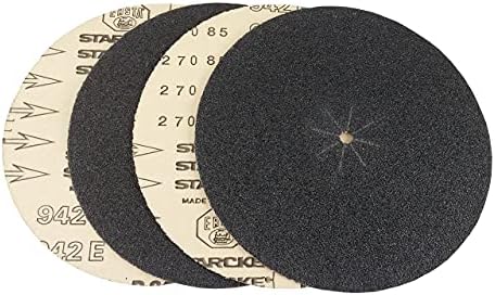 7" x 5/16" Silicon Carbide Slotted Edger Floor Sanding Discs (25 Pack, 24 Grit)