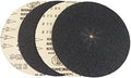 Starcke Premium 7 Inch Slotted Edger Floor Sanding Discs - 8 Slots 5/16" Hole Black Silicon Carbide - for Wood Floors (50 Pack, 60 Grit)