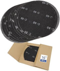 HUAALIUCHE 16" Sanding Screen Discs - 80 Grit Silicon Carbide Mesh Sanding Disc for Hardwood Floors - Heavy Duty Floor Buffer Pads, 10 Pack - Durable & Efficient Sanding
