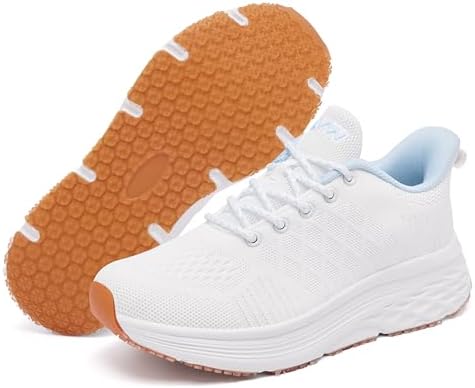 AVW Womens Non Slip Work Shoes Walking Sneakers Food Service Kitchen Shoes